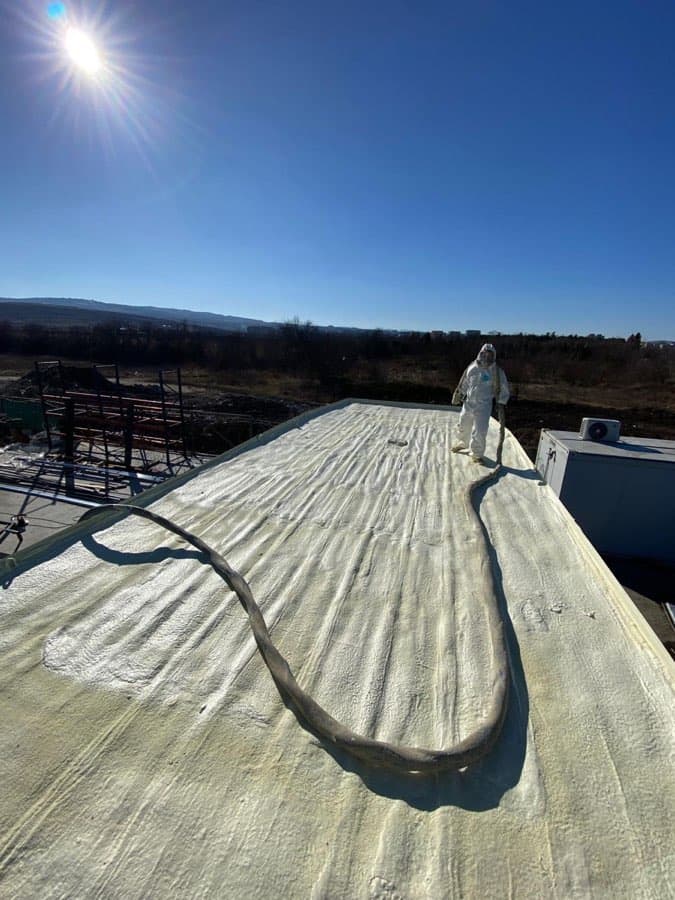 Lucrare WE SPRAY 15 – spumă poliuretanică și poliuree