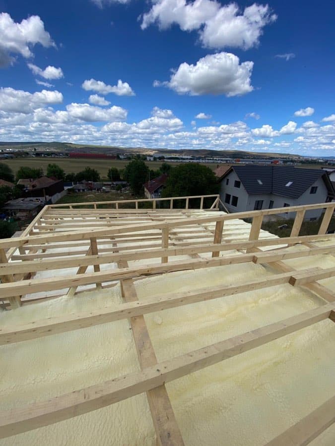 Lucrare WE SPRAY 28 – spumă poliuretanică și poliuree