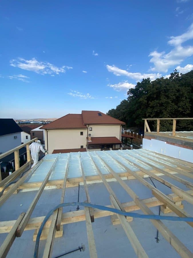 Lucrare WE SPRAY 32 – spumă poliuretanică și poliuree