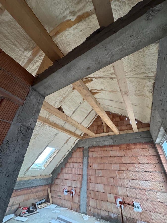 Lucrare WE SPRAY 49 – spumă poliuretanică și poliuree