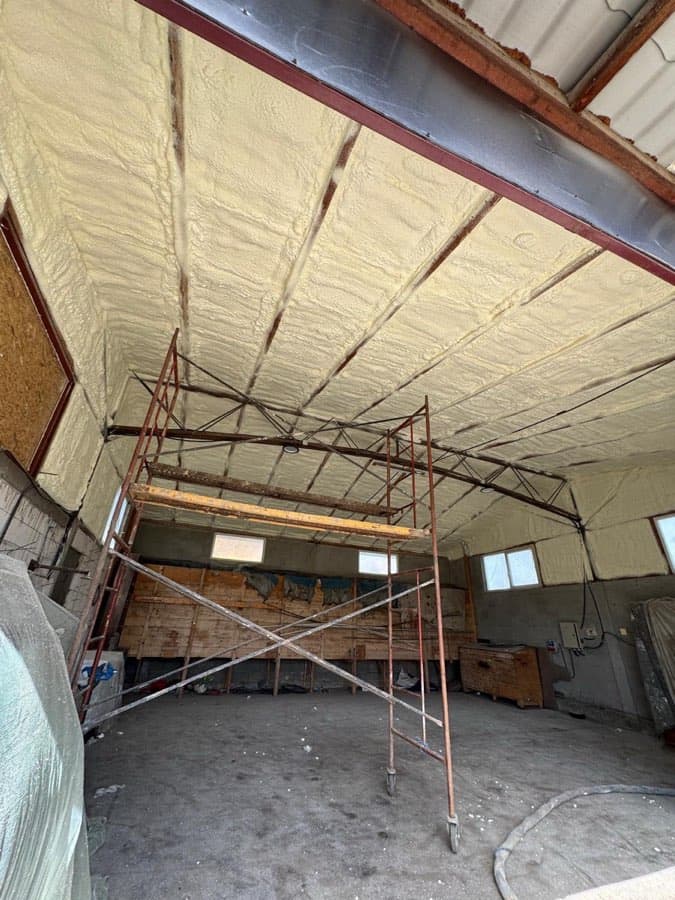 Lucrare WE SPRAY 51 – spumă poliuretanică și poliuree